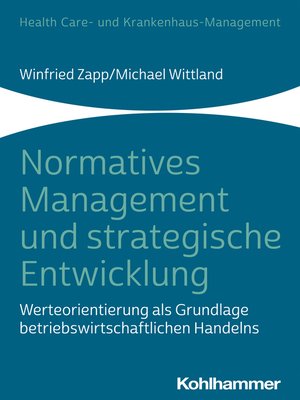 cover image of Normatives Management und strategische Entwicklung